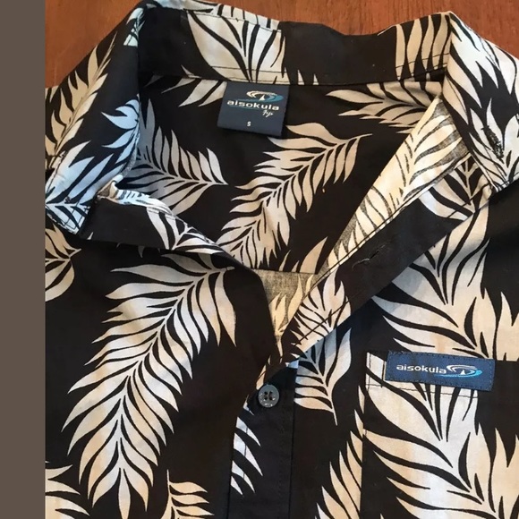 AISOKULA Fiji Hawaiian Print Shirt Button Down - Picture 6 of 6